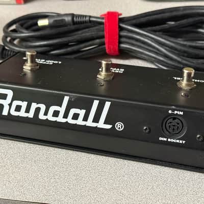 Randall RT-2-U 3-Button Amplifier Footswitch - Black image 3
