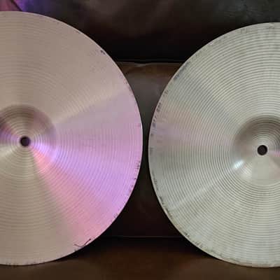 Paiste 13" Formula 6O2 Heavy Hi Hat Pair Blue Label image 4
