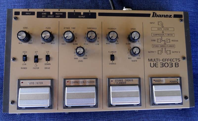 Ibanez UE-303 B Multi-Effects Pedal Unit 1980s image 1