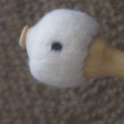 ONE pair new old stock Regal Tip 601SG, GOODMAN # 1, TIMPANI MALLETS HARD, inner wood core covered with first quality white damper felt, hard rock maple haandles / shaft (includes packaging) image 10