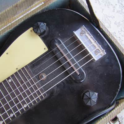 1940 Epiphone Coronet Lap Steel With Original Case & Bikini Metal Plate Logo Vintage Epiphone Lap COOL! image 4