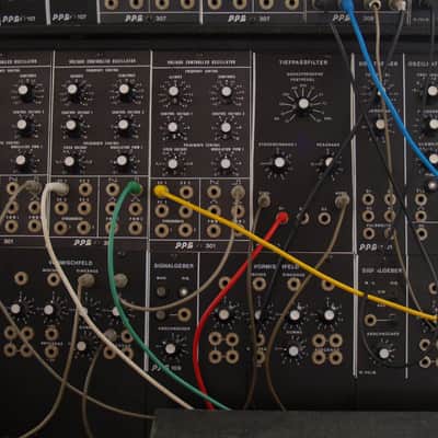 PPG Wolfgang Palm Modular Synthesizer SUPER RARE 1975 Black image 6
