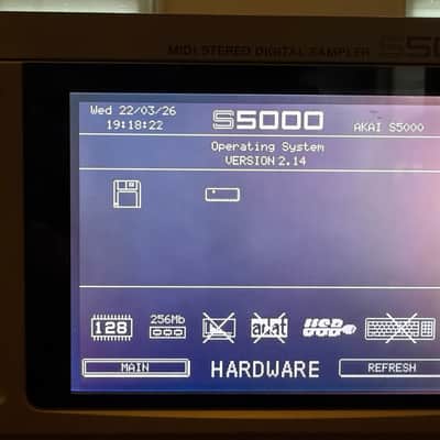 Akai S5000 V2 MIDI Stereo Digital Sampler - 16 Analog outs, 1TB SD ZuluSCSI w 130+GB of sound, sample & instrument libraries, 20x SD card CD-ROM Libraries (1998) image 9