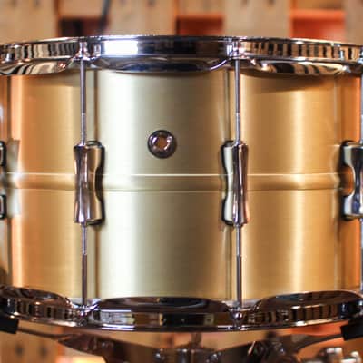 Pearl 14x8 Primal Brass Snare Drum - PSC1480B image 2