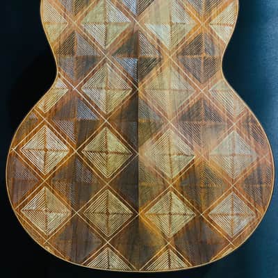 Blueberry NEW IN STOCK Handmade Acoustic Guitar Archtop image 6