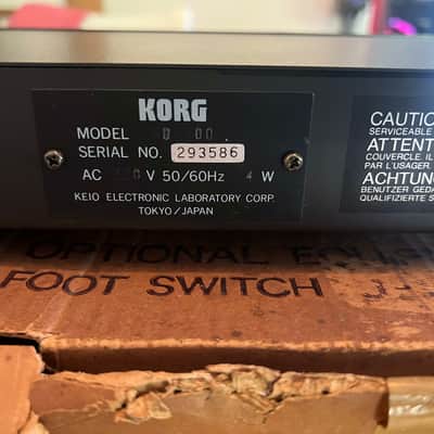 KORG SD-400 DELAY BBD  - 1978 MINT - Original Box and Manual image 3