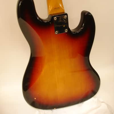 1995 Fender Jazz Bass Left-Handed 4-String Electric Bass Guitar, 3-Tone Sunburst w/ Case image 23