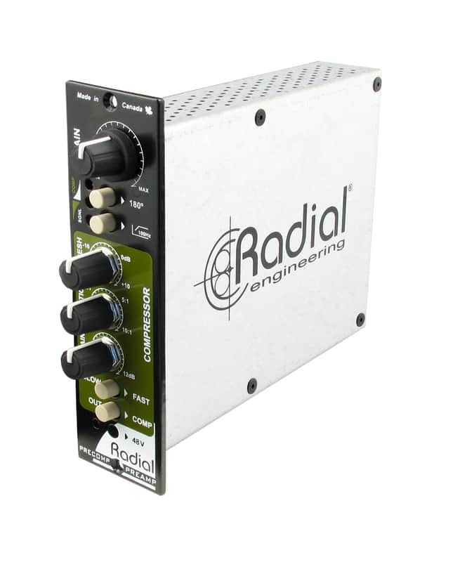 Radial PreComp 500 Series Mic Pre / EQ Module 2010s - Green image 1