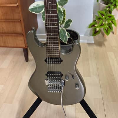 Dean Avalanche Ultra 7 String Silver Sparkle Gold Flake Seven String 24 Fret 25.5" Scale Floyd Rose HH Super Strat Electric Guitar MIK Korea Korean with hard case image 13