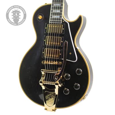 New Gibson Custom Shop 1957 Reissue Les Paul Custom VOS Ebony w/Bigsby #751698 image 1