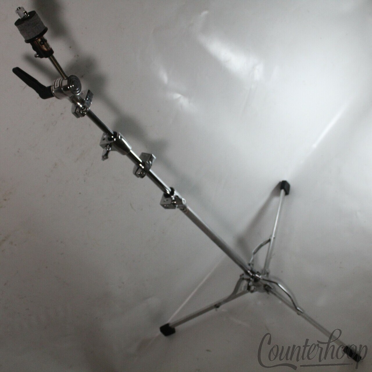 DW CP6710 Ultralight Straight Cymbal Stand TechLock Chrome Flush/Flat-Base Light — main photograph