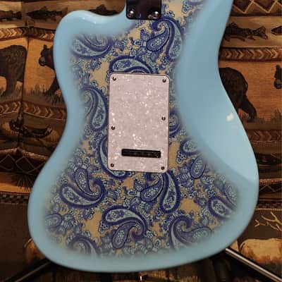 Jazzmaster Handcrafted Blue Paisley with Classic Fender Pickups Jazzmaster 2025 - High Gloss image 10