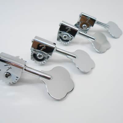 Fender Ultra-Light Bass Chrome Tuning Keys 2011 American Deluxe Jazz Bass image 2