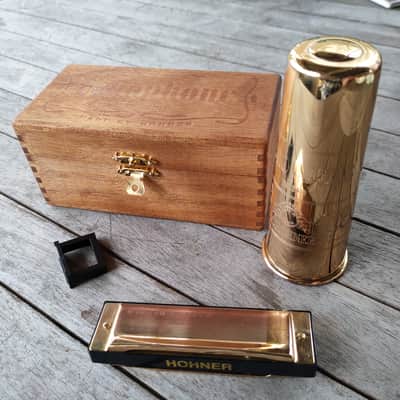Hohner  Echophone No.3810 Harmonica, Historical Harmonica Collection, C.1990s, Echo Chamber, Key C. image 14