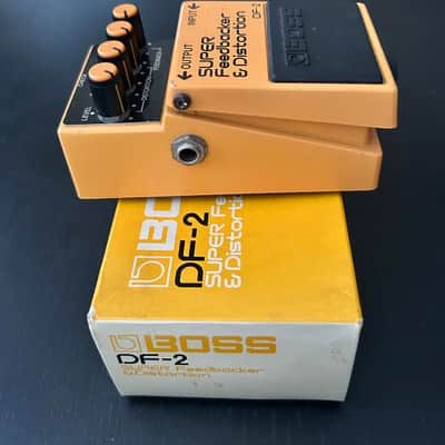 Boss DF-2 Super Feedbacker & Distortion 1985 with Original Box MIJ - Made in Japan Black Label image 8