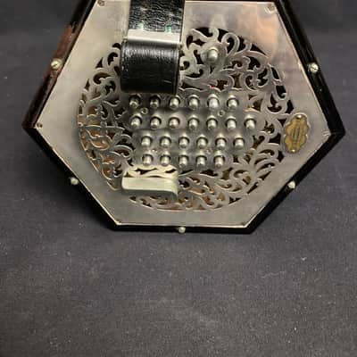 Wheatstone 48-Key Treble English Concertina ca. 1930 image 2
