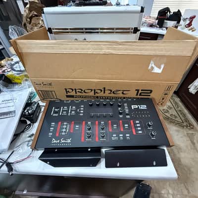 Dave Smith Instruments Prophet 12 Desktop 12-Voice Polyphonic Synthesizer 2014 - Present - Black with Wood Sides
