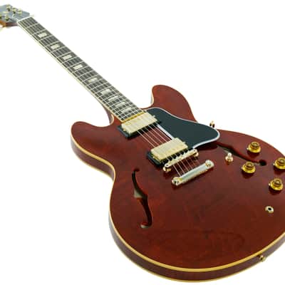 Gibson 1964 ES-335 Reissue Murphy Lab Light Aged, M2M - Antique Viking Red - Gold Hardware image 2