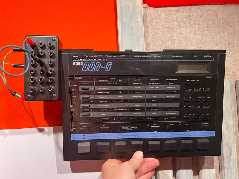 Korg DDD-5 Dynamic Digital Drums 1987 - Black image 1