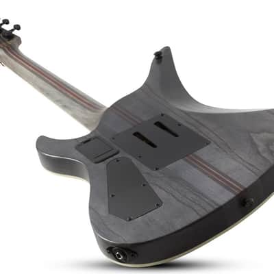 Schecter Avenger FR SLS Elite Evil Twin - Satin Black (1369) image 6