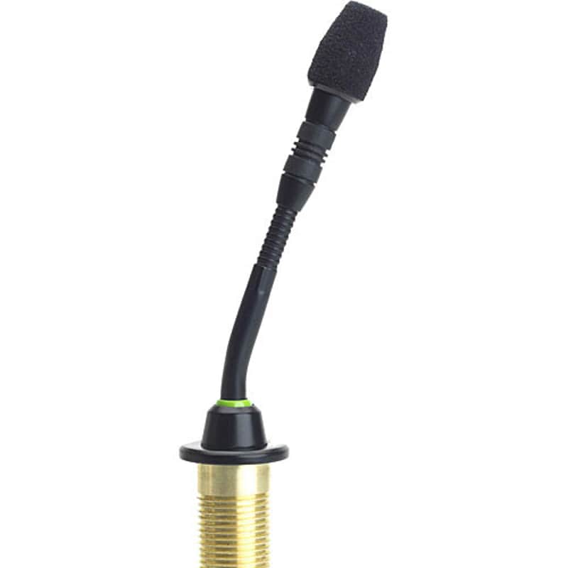 Shure MX405/S Supercardioid Condenser Microphone, 5" Gooseneck with Bi-Color Status Indicator and Surface Mount Preamp image 1