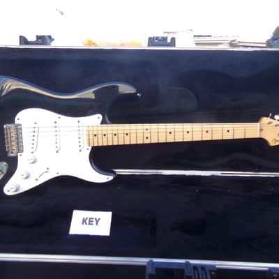 2014 Fender Eric Clapton 'Blackie' Stratocaster w/Seymour Duncan and other replacement pickups image 8