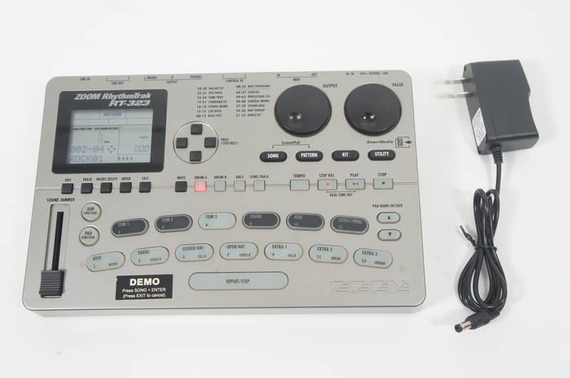 ZOOM RhythmTrak 323 RT-323 Drum Machine Bass Synth w/ 100-240V PSU image 1