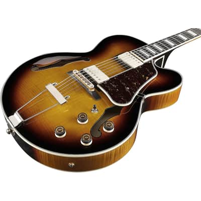 Ibanez Artcore Expressionist AF95FM-AYS 6-String Hollow Body Electric Guitar with Macassar Ebony Fretboard, Right-Handed, Antique Yellow Sunburst image 6