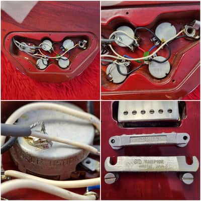 Burny RSG-75 '69 SG Standard Model - Revival Series - 1980's - Cherry Red - Made in Japan MIJ image 23