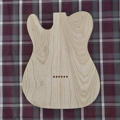 Woodtech Routing - Swamp Ash/Swamp Ash Chambered Telecaster Body - Unfinished image 2