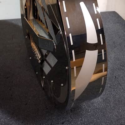 National Reso-Phonic Style 1 EXPLODING PALM Tricone 2023 Mirror Nickel On Brass - IN STOCK NOW! image 2
