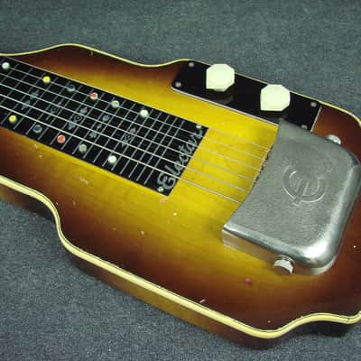 Vintage Epiphone Electar Six-String Electric Lap Steel Guitar W/Case image 5
