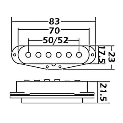 Wilkinson WOVS Vintage Single Coil Pickup for Stratocasters - Bridge (Black) image 4