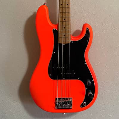 Fender Mod Shop Precision Bass 2026 - Satin Neon Orange image 4