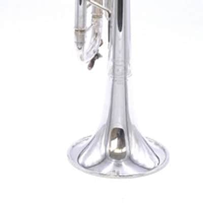 Pre-Owned Bach Stradivarius 43H/43 Trumpet in Silver Plate w/Heavyweight Bell! image 9