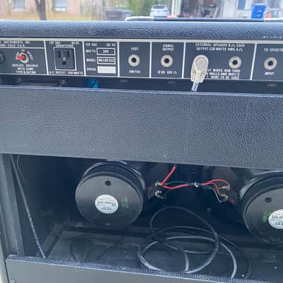 Randall Commander II RG-120-212 1970s - Black Guitar Amp Combo 2x12 rg120 (Kurt Cobain/Nirvana Tone) 120-Watt image 7