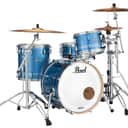 Pearl Masters Maple Complete MCT903XP/C #837 3-Piece Shell Pack - Light Blue Metallic Stripe Lacquer