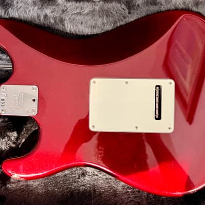 2016 Fender American Standard Stratocaster - Bordeaux Metallic (w/ Suhr V63+ and Vegatrem) image 6