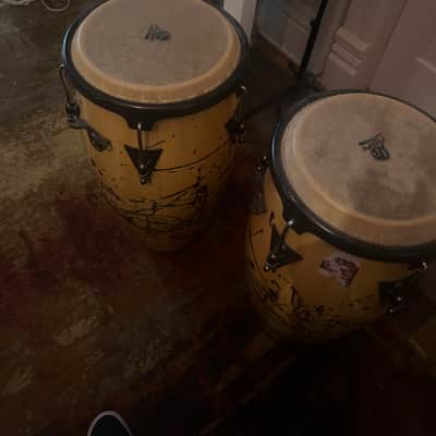 Latin Percussion Aspire - Wood with custom paint splatter image 5