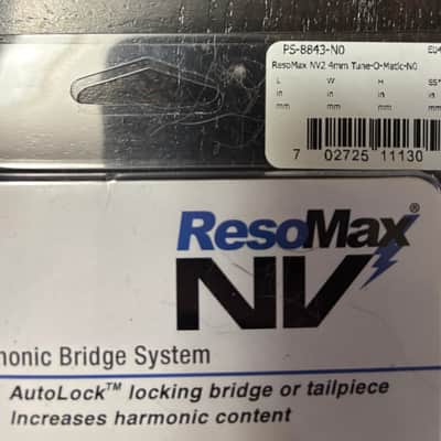 Graph Tech PS-8843-N0 ResoMax NV2 Bridge -Nickel image 2