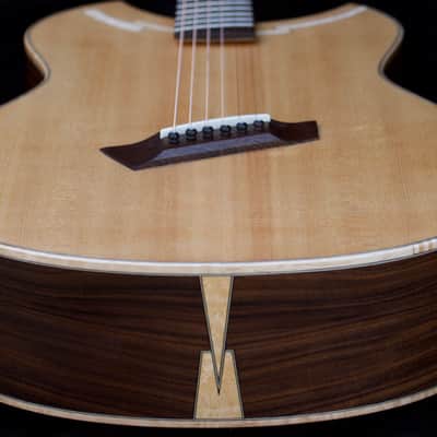 Soderlund Kestrel medium body acoustic in Pau Ferro and Sitka 2022 Hand rubbed oil finish image 2
