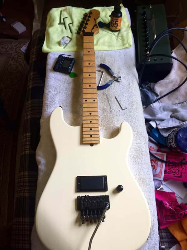 ESP Zep II Custom 1980s White | Reverb