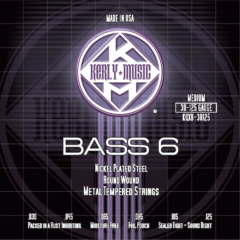 Kerly KQXB-30125 6 String Bass Strings 30 125