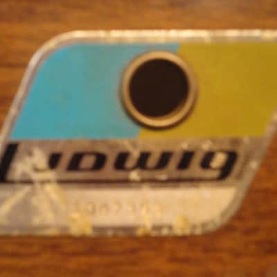 3 Vintage Ludwig Super Classic Melodic Toms 1974 Walnut Cortex 14" 15" & 16" image 10