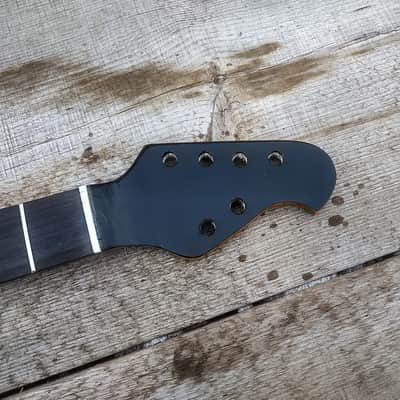 Diamond Inlay 22 Steel Fret spokewheel guitar Neck Replacement Canadian Maple on Rosewood DIY. image 2