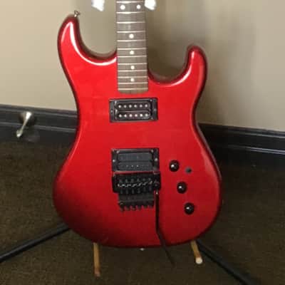 *Very Rare* Vintage Kramer USA Pacer 1980s Candy Apple Red Gloss Floyd Rose Seymour Duncan Schaller image 1