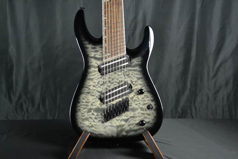 Jackson X Series Soloist Arch Top SLATXF8QM MS - Transparent Black Burst image 1