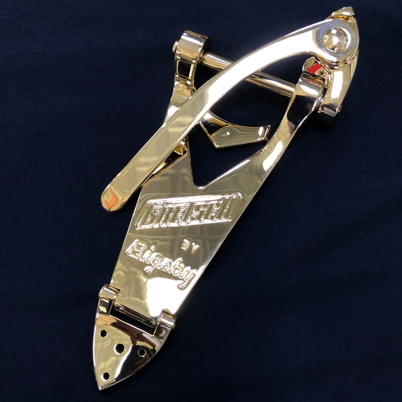 Bigsby 006-0136-100 B3G Vibrato Tailpiece with Gretsch Logo 2010s - Gold image 1