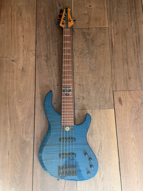 1999 Modulus Genesis 5 (Michael Tobias collab.) – Custom for Bobby Sheehan (Blues Traveler) – Family Owned image 1