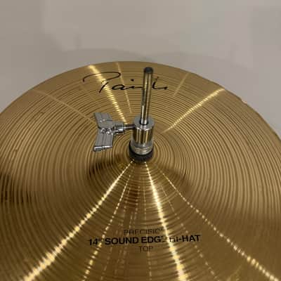 Paiste 14" Signature Precision Sound Edge Hi-Hat Cymbals (Pair) 2013 - Present - Traditional image 2